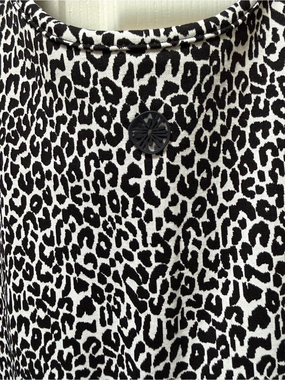 Lilly Pulitzer Black & White Leopard Print Jumpsuit - Picture 6 of 8